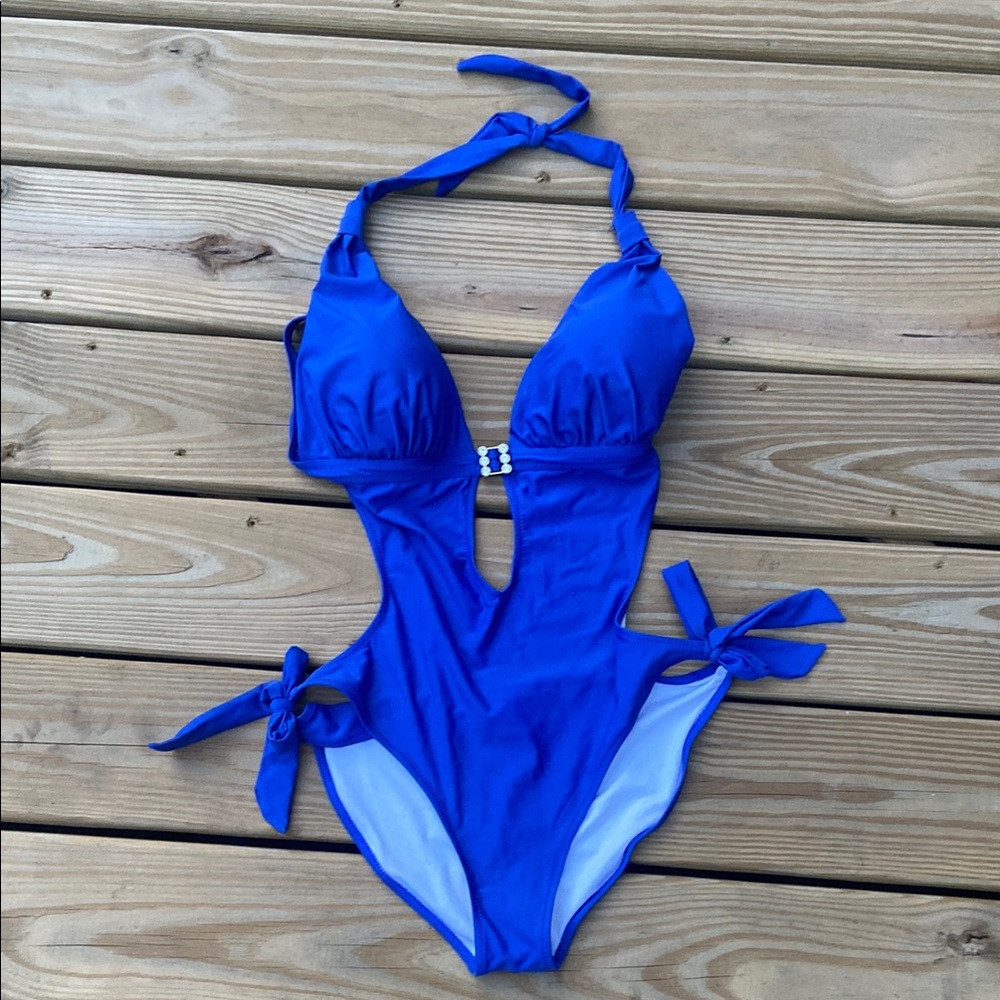 Sexy Blue Swimsuit